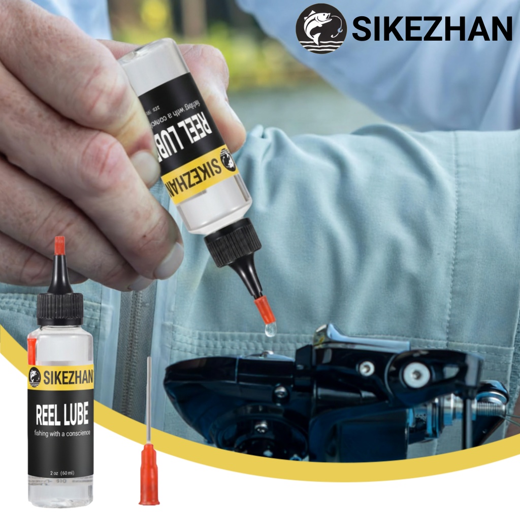 Reel Repair Kit - Smeerolie van maritieme kwaliteit met precisie-olieman