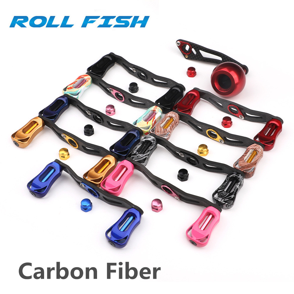 Reel Handle - ROLLFISH Visserij-reel Handvat Tuimelaar Koolstofvezel Lichtgewicht