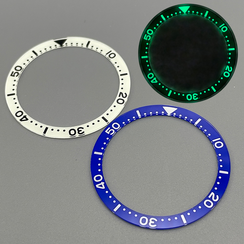 Reel Case - 38mm platte acryl lichtgevende horlogering 38*31,5mm
