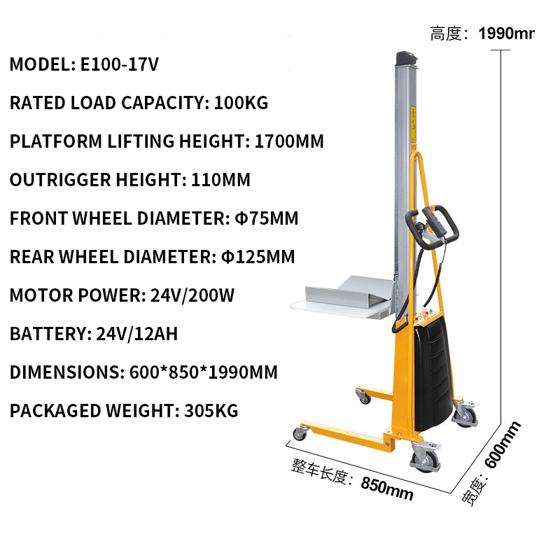 Elektrische lichte pallettruck - Electric Reel recensie en prijs