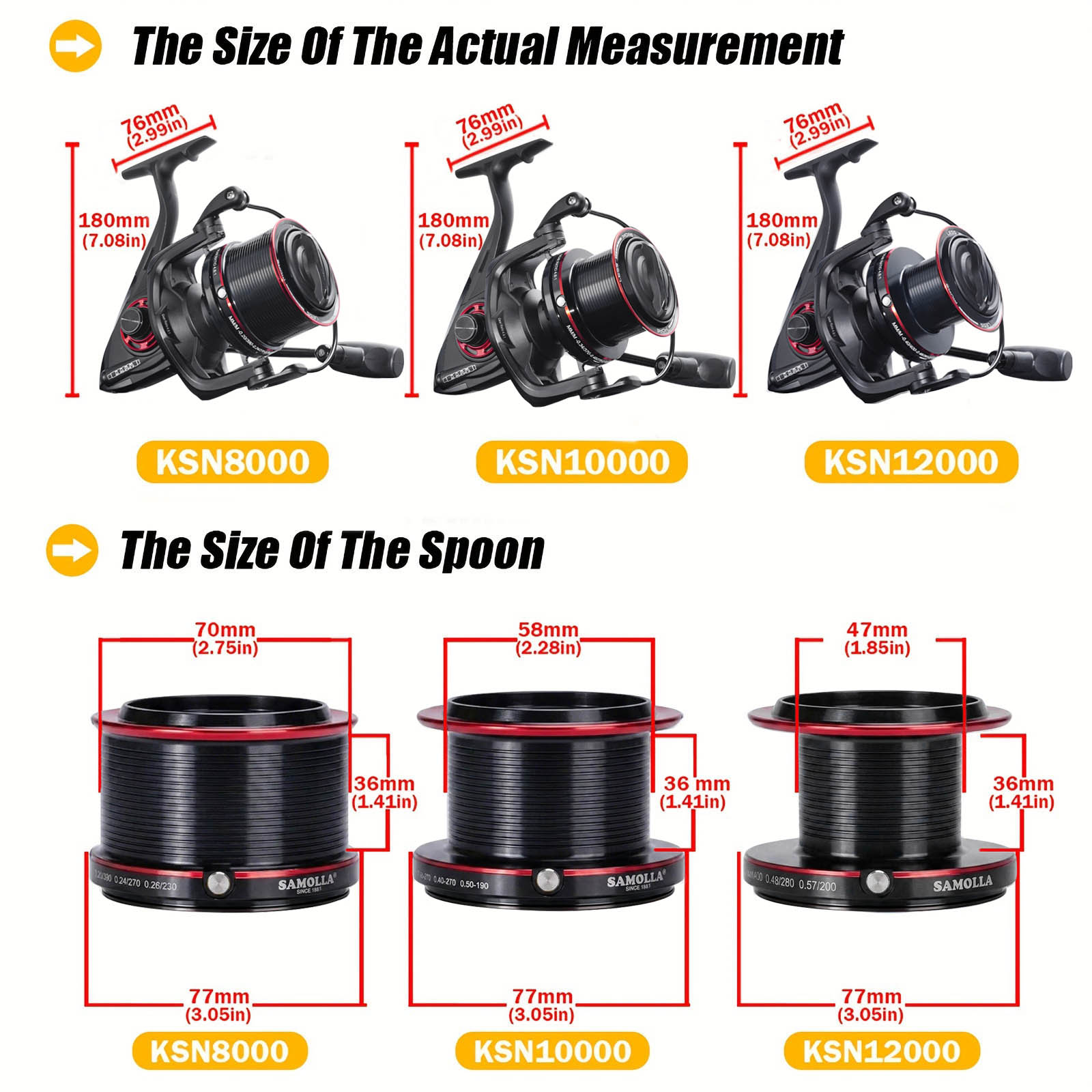 CAZULO Long Cast Spinning Reel - Reel Drag Knob recensie en prijs