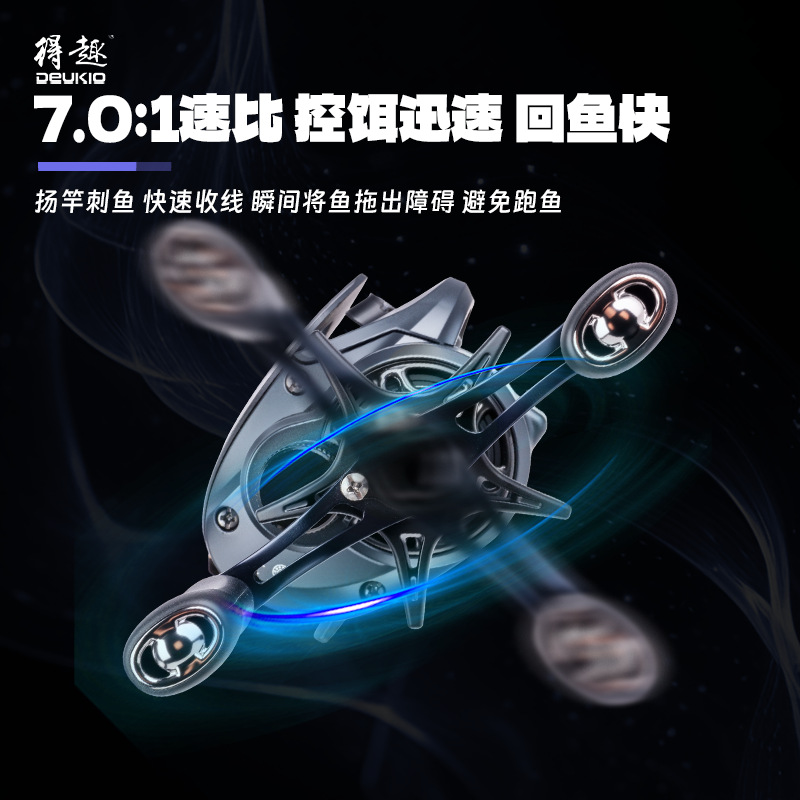 Q1 Baitcasting Reel met DC-rem - Reel Spare Spool recensie en prijs