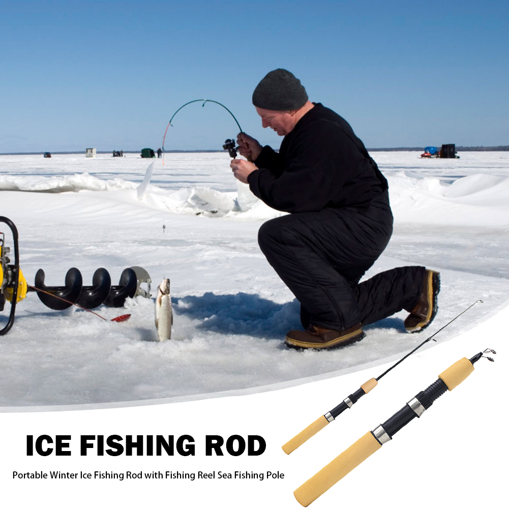 IJsvishengel Draagbare draaiba - Ice Fishing Reel recensie en prijs