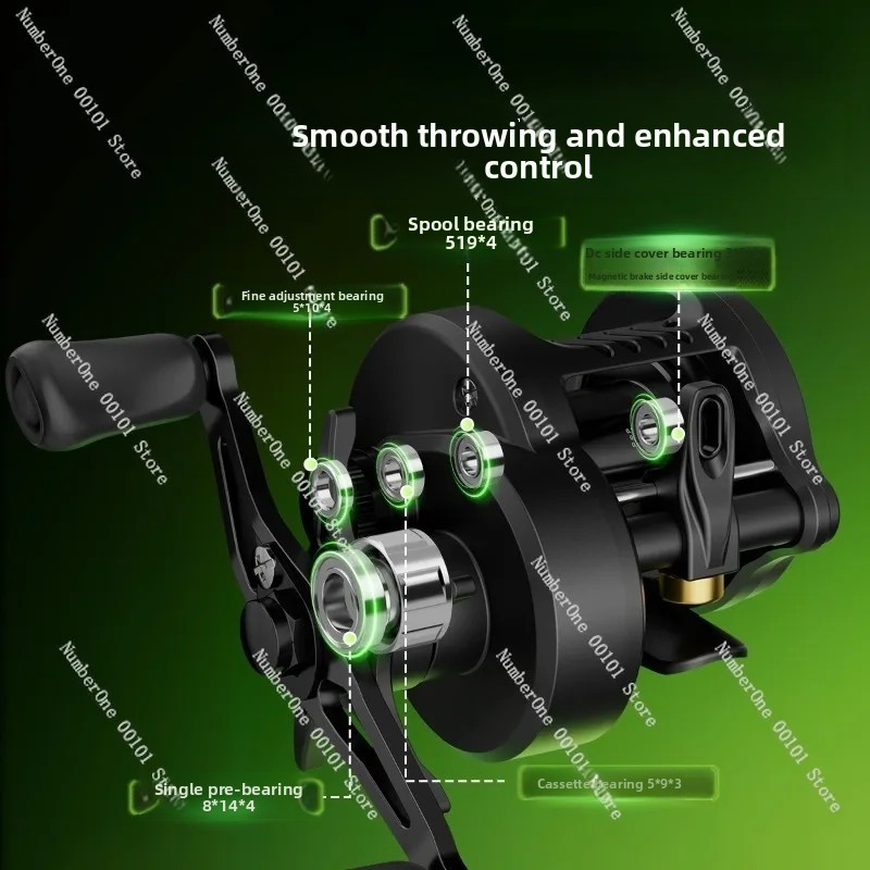 Elektronische Magnetische Rem  - Baitcasting Reel recensie en prijs